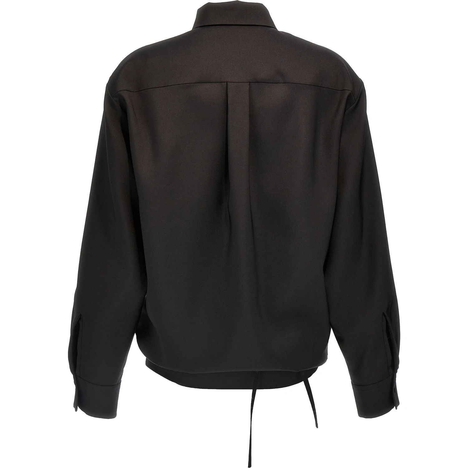 Black Wool Blouse