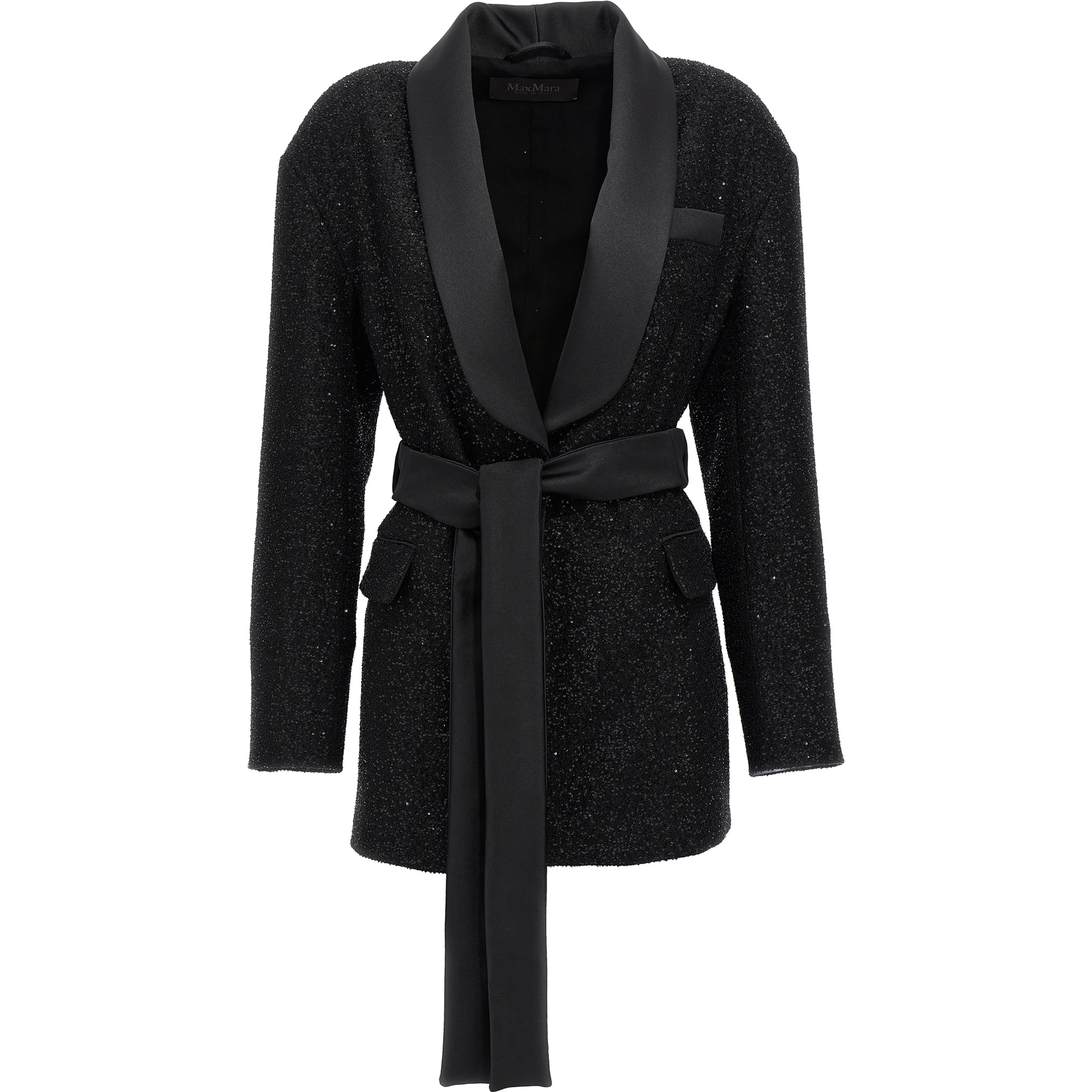 Black Viscose Blazer