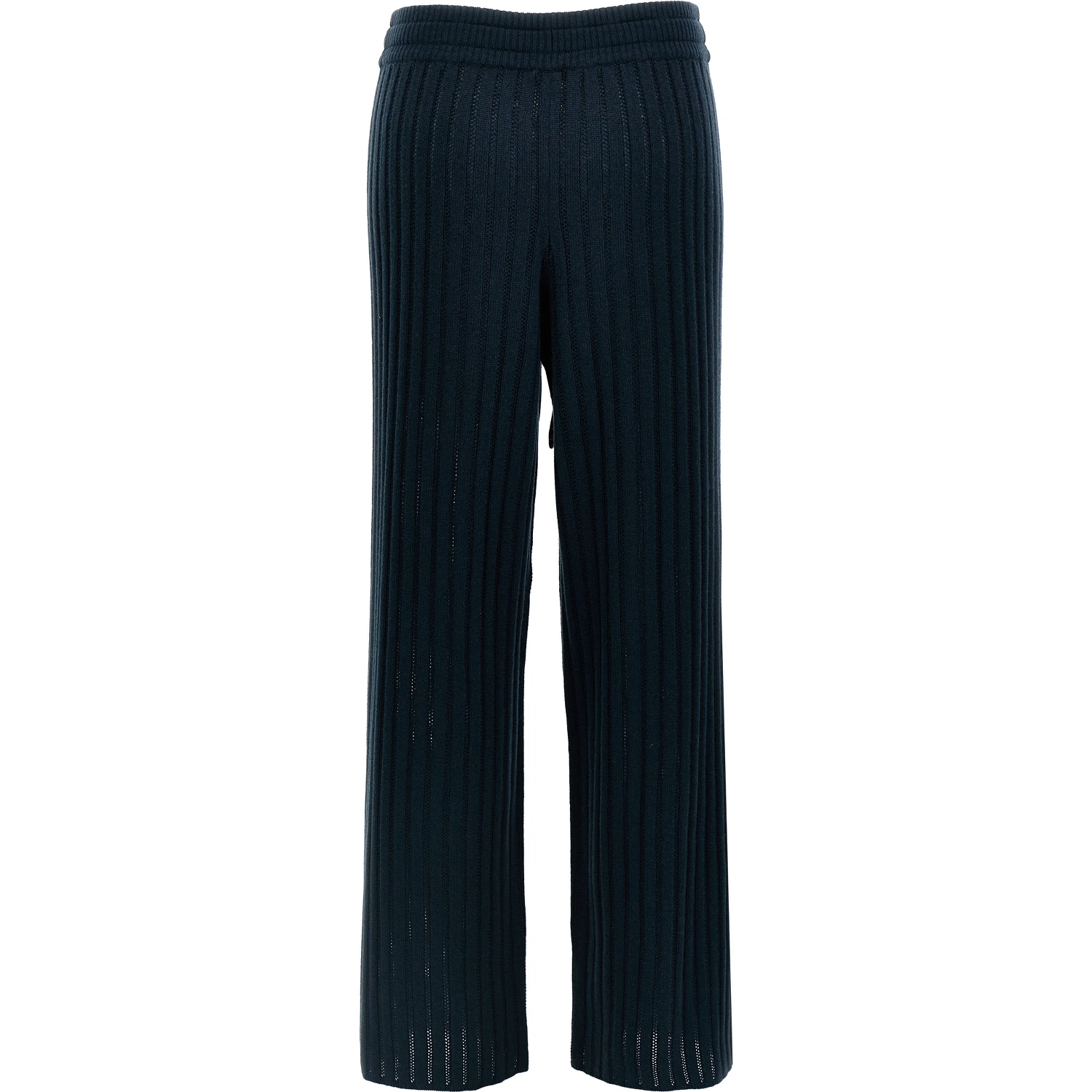 Bicolor Wool Casual Pants