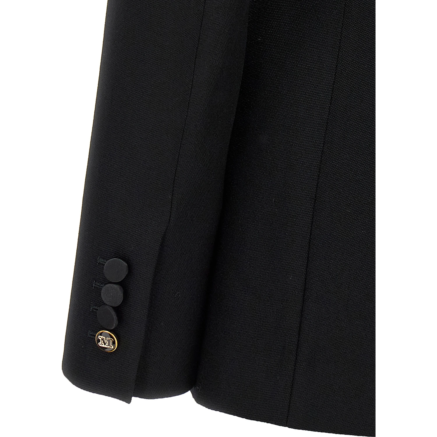 Black Virgin Wool Blazer