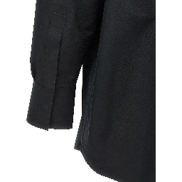 Black Polyester Blouse