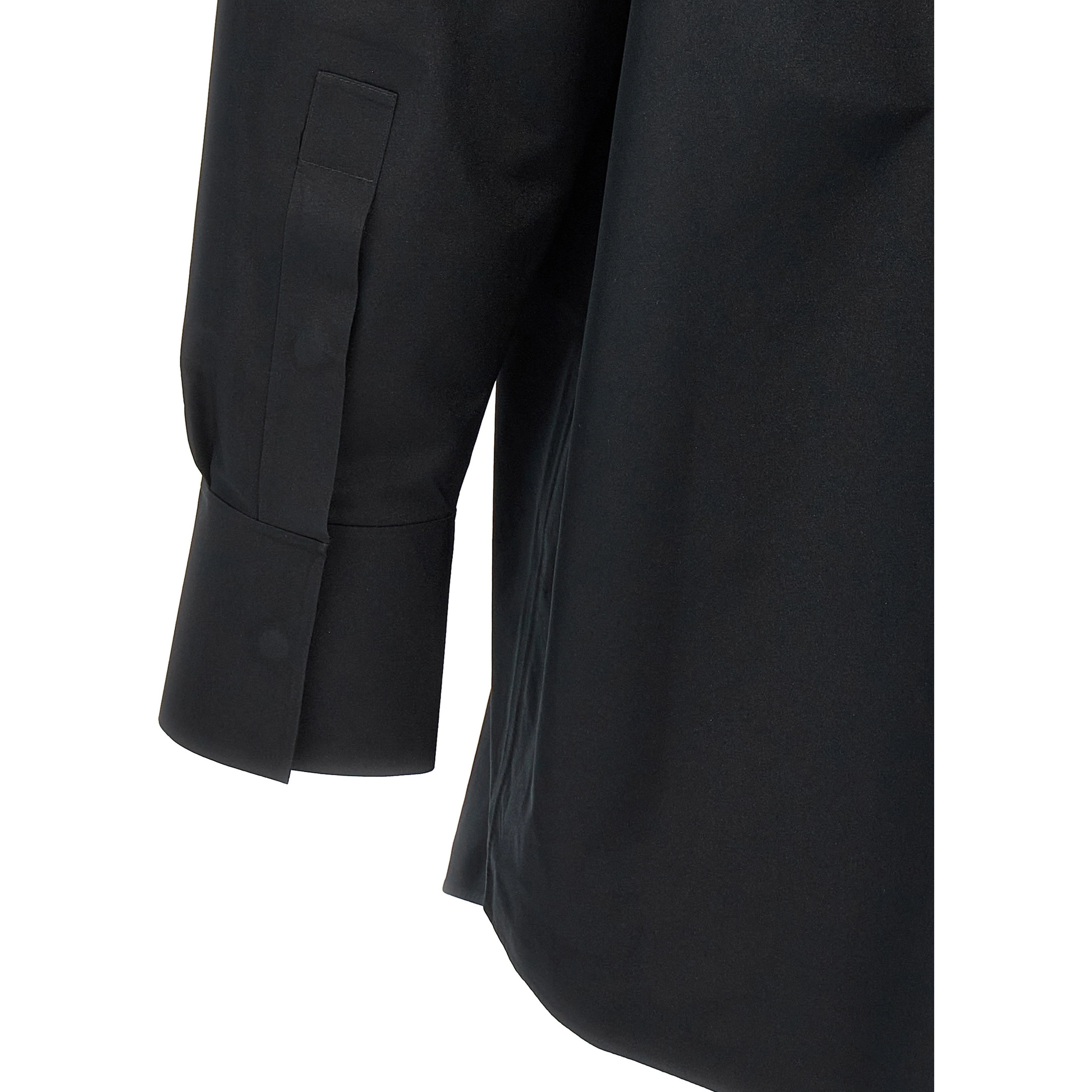 Black Polyester Blouse