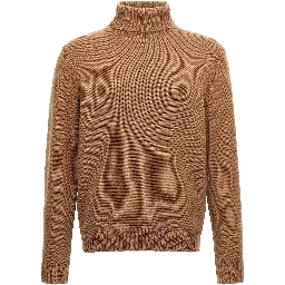 Brown Virgin Wool Cardigan