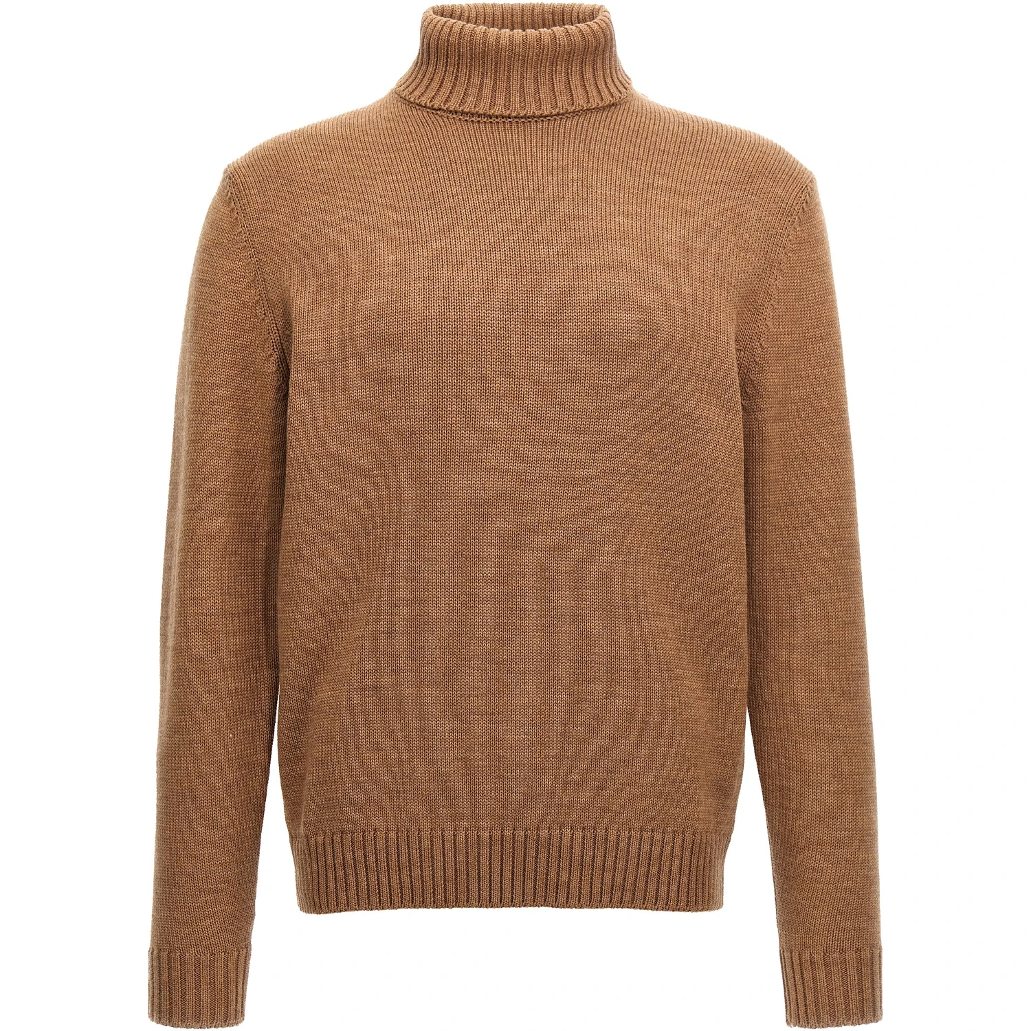 Brown Virgin Wool Cardigan