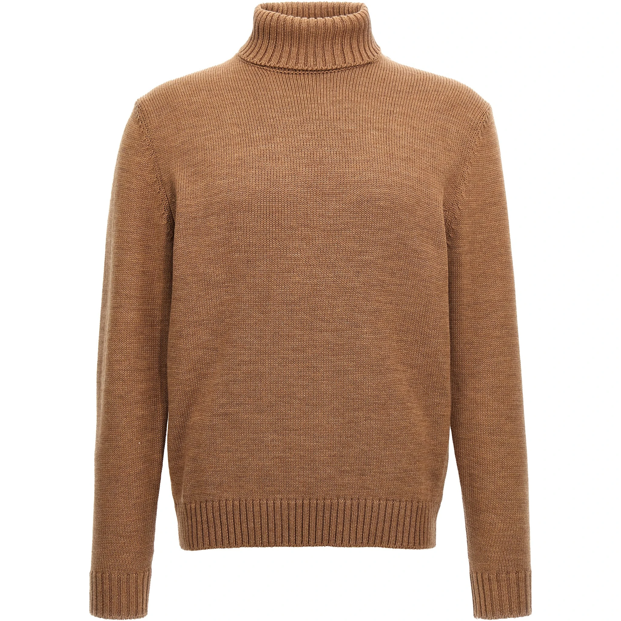 Brown Virgin Wool Cardigan