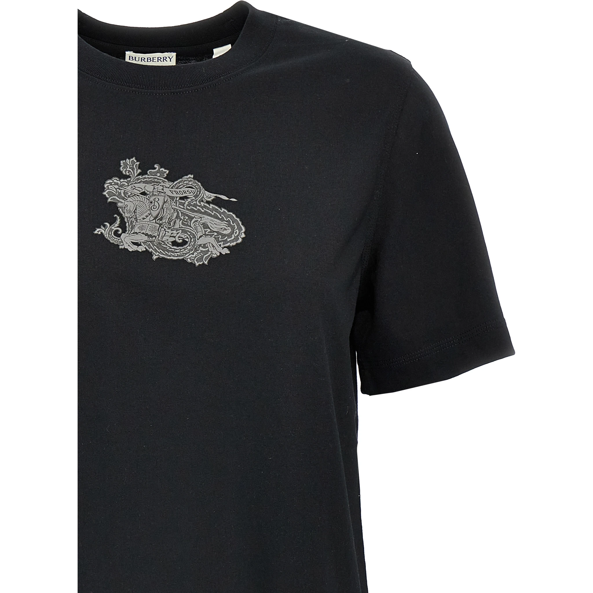 Black Cotton T-Shirt