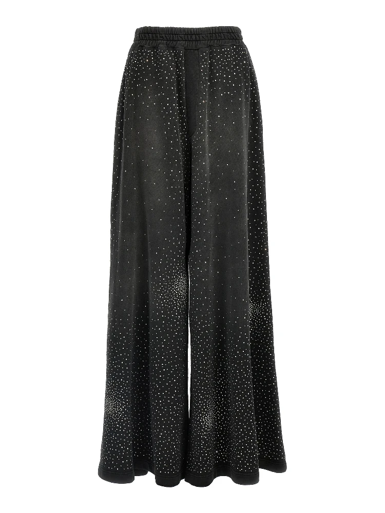 Black Cotton Joggers (Workout Pants)