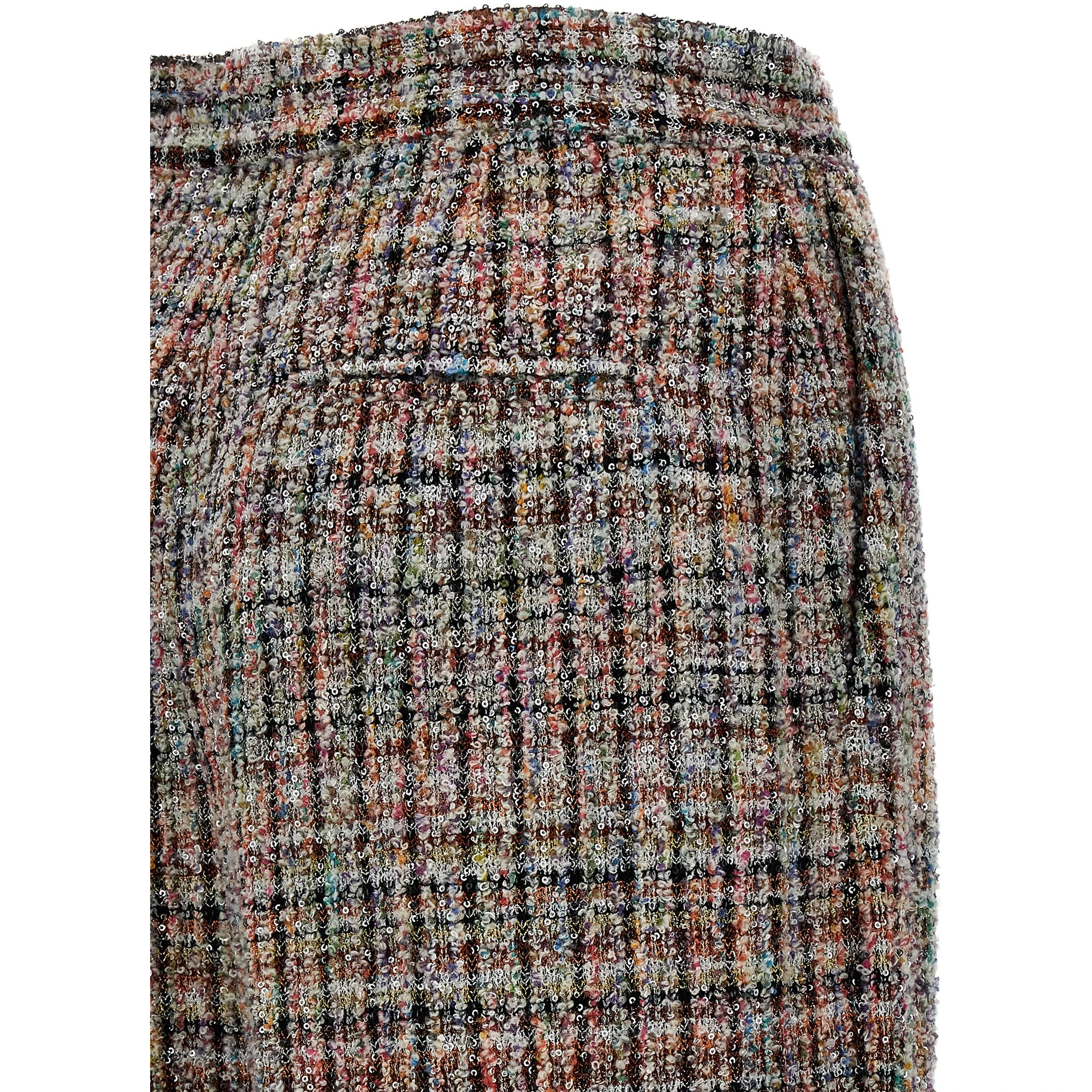 Multicolor Viscose Casual Pants