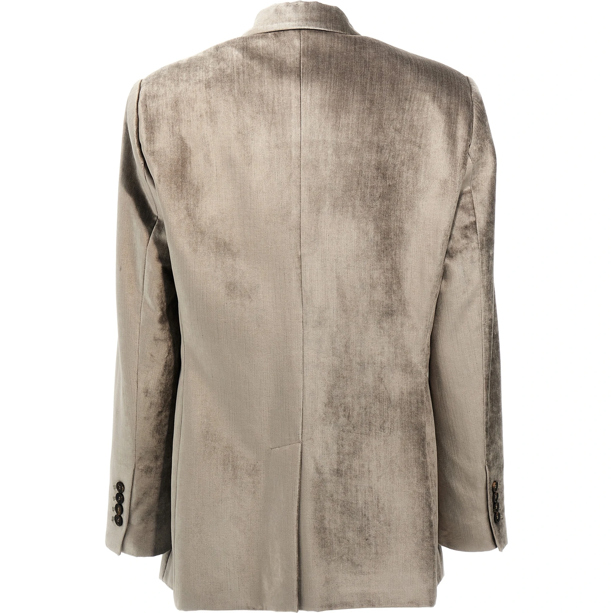 Gray Cotton Blazer