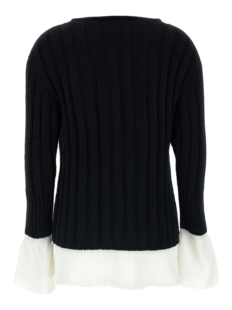 Bicolor Cotton Cardigan alternative