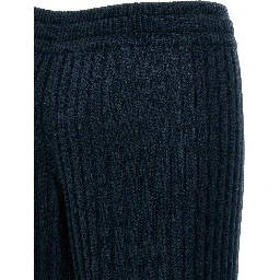 Bicolor Wool Casual Pants