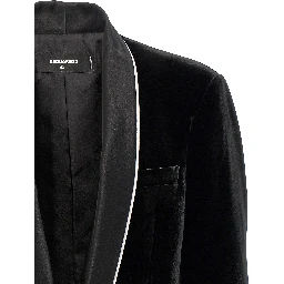 Black Viscose Blazer