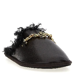 Brown Polyethylene Mules