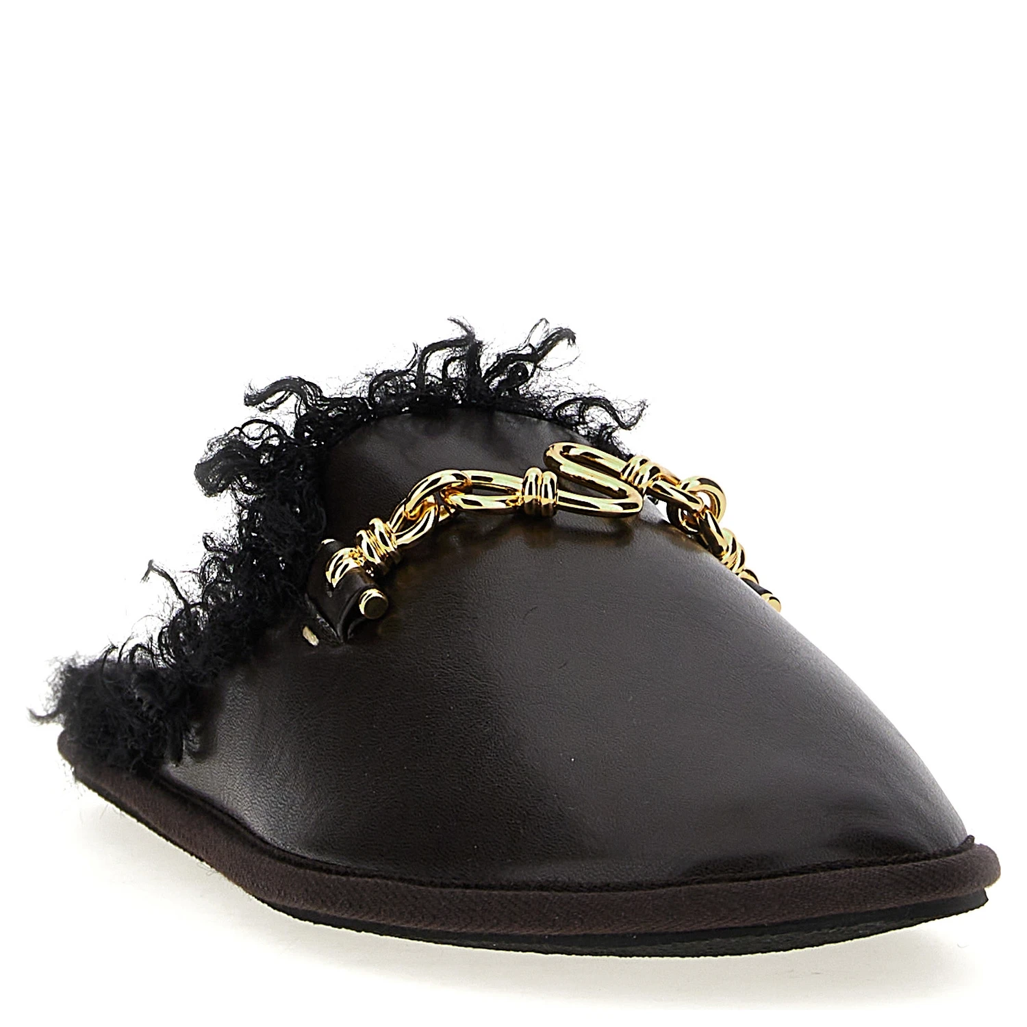 Brown Polyethylene Mules