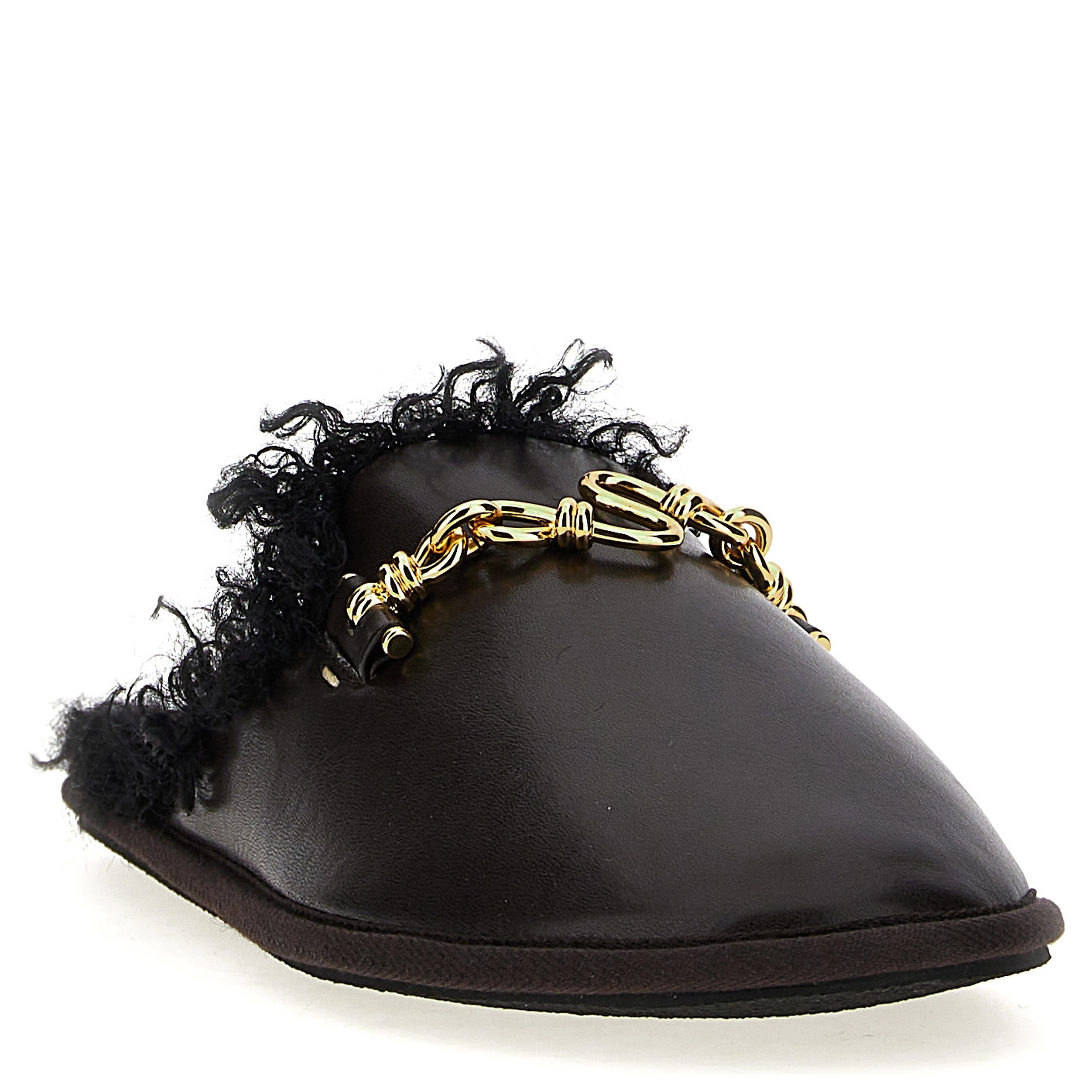 Brown Polyethylene Mules