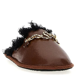 Brown Polyethylene Mules