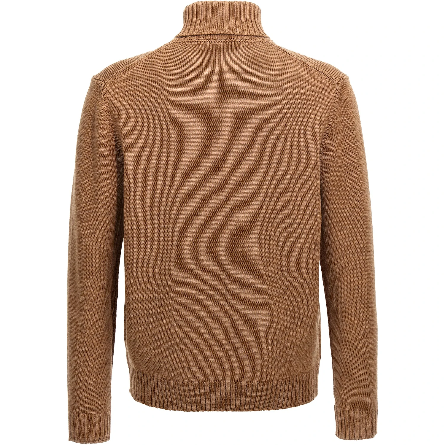 Brown Virgin Wool Cardigan