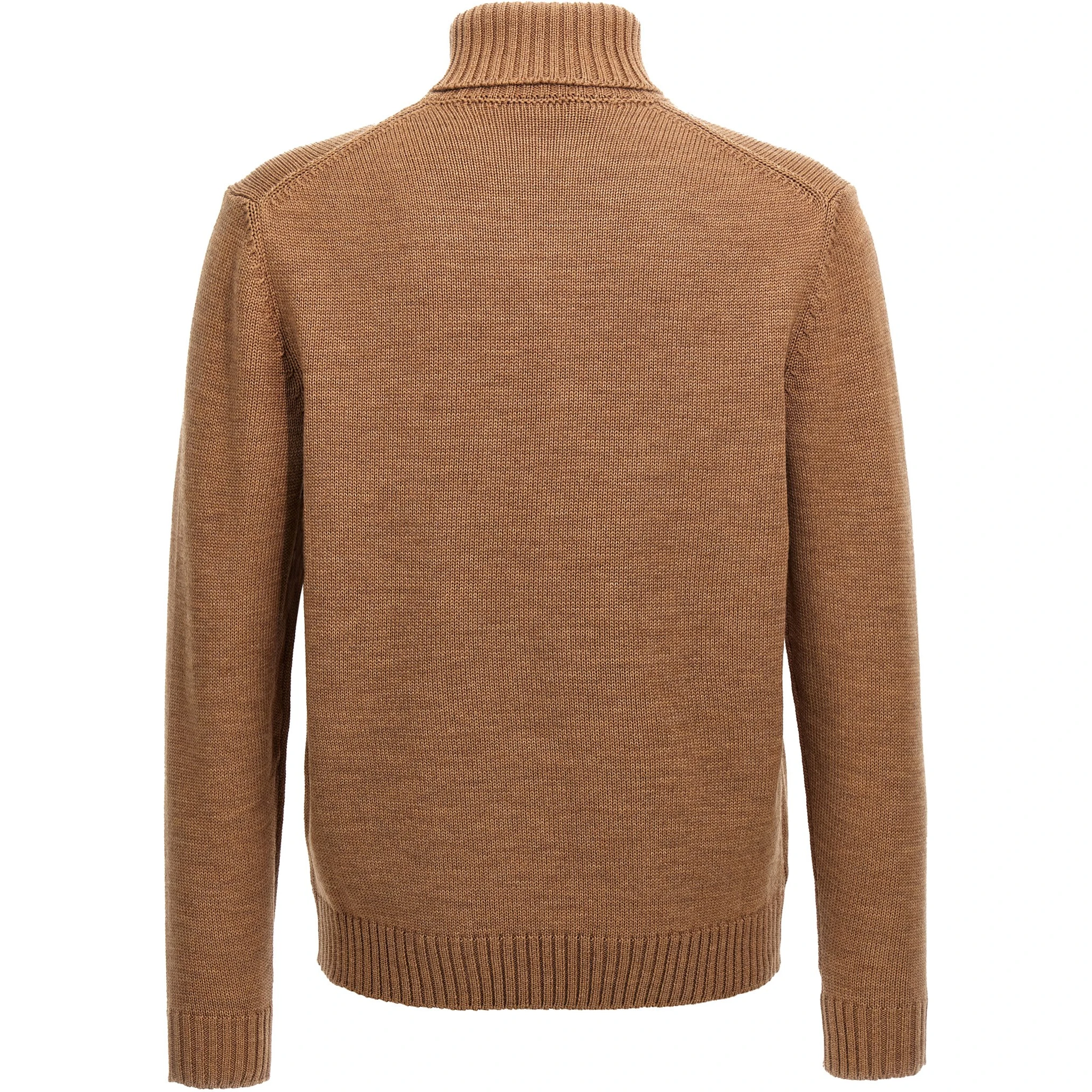 Brown Virgin Wool Cardigan