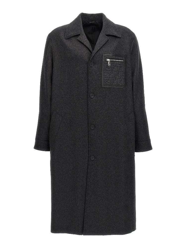 Gray Cashmere Coat