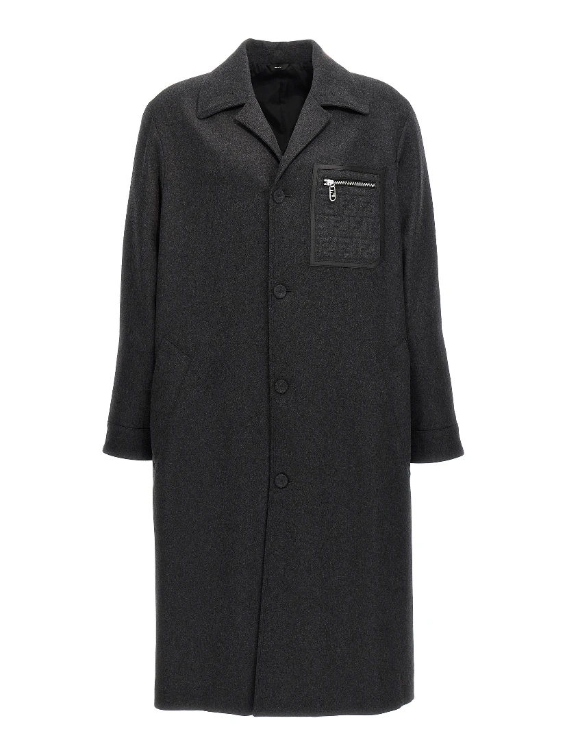 Gray Cashmere Coat