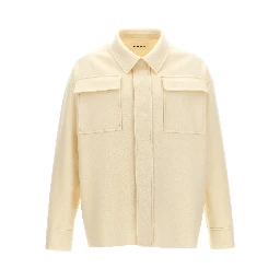White Wool Blouse