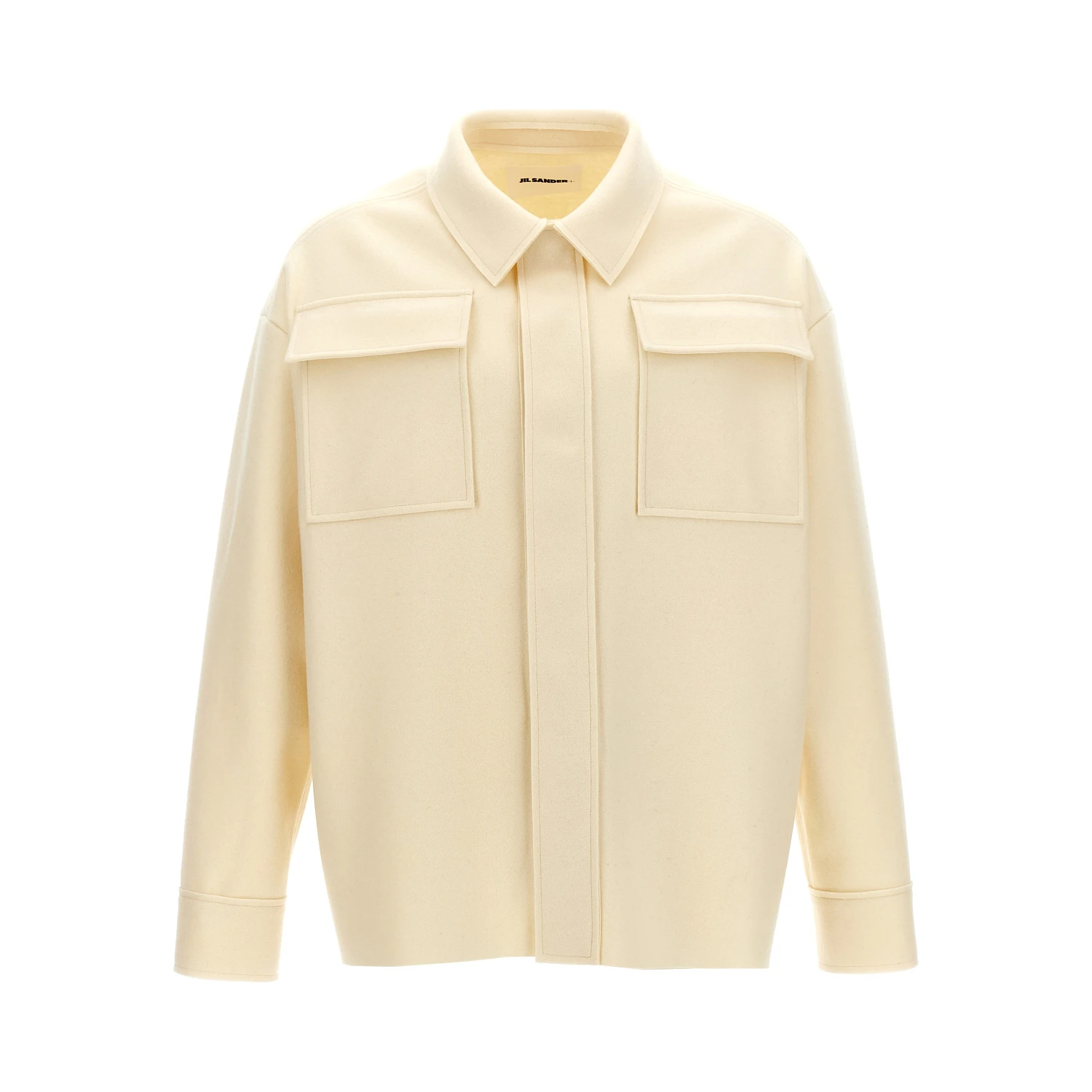 White Wool Blouse