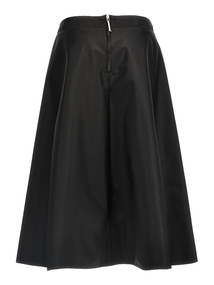 Black Polyamide Midi Skirt alternative