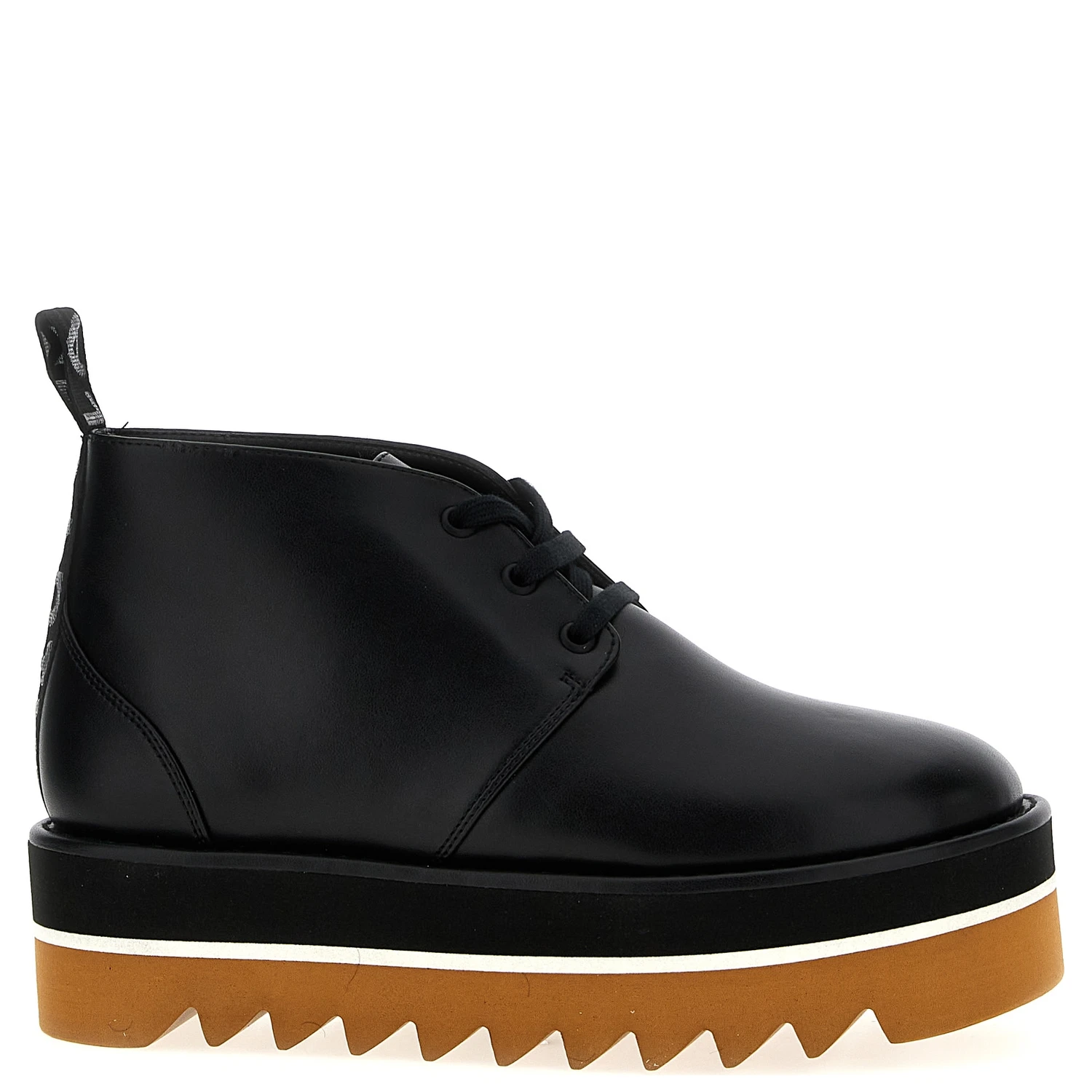 Black Polyethylene Ankle Boots