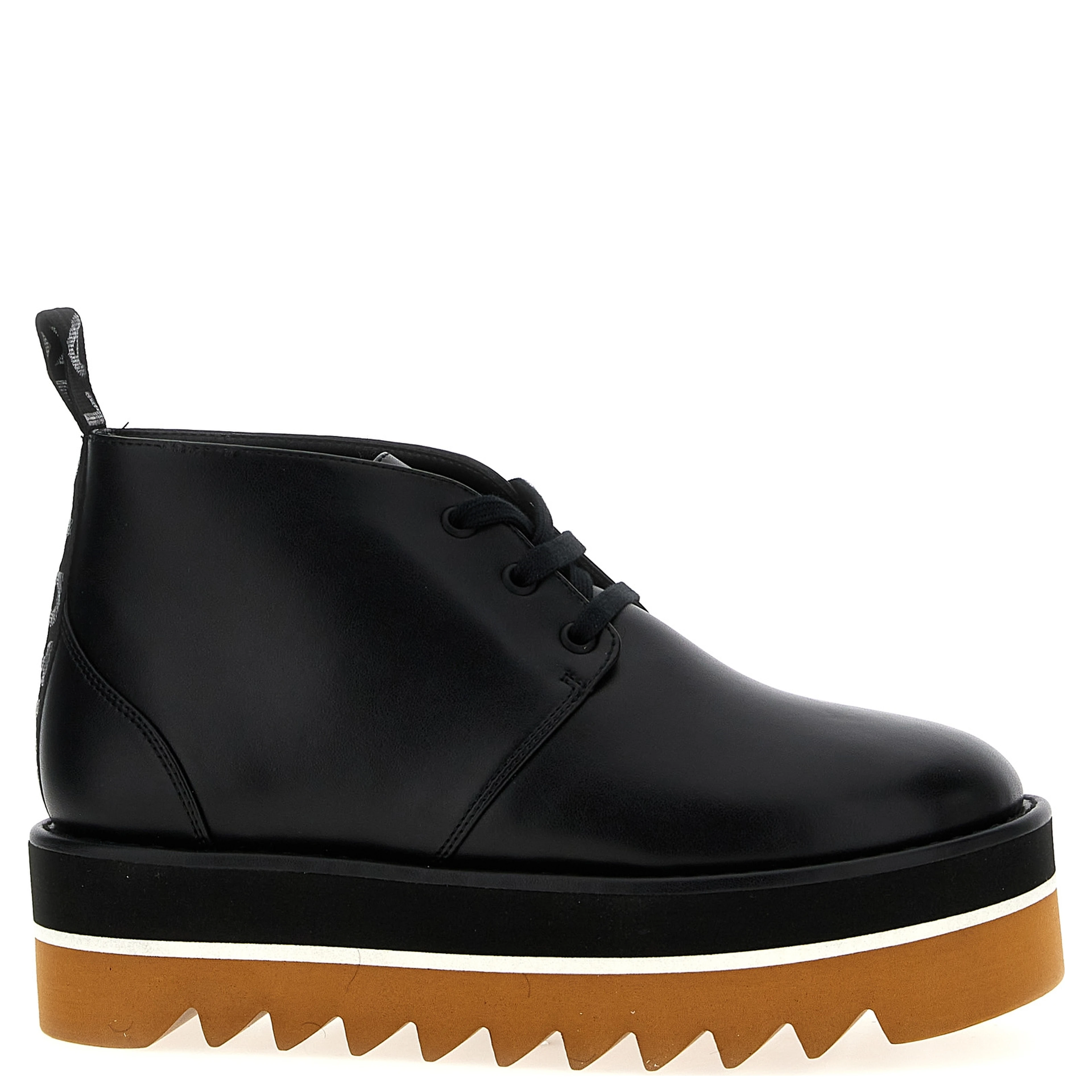 Black Polyethylene Ankle Boots