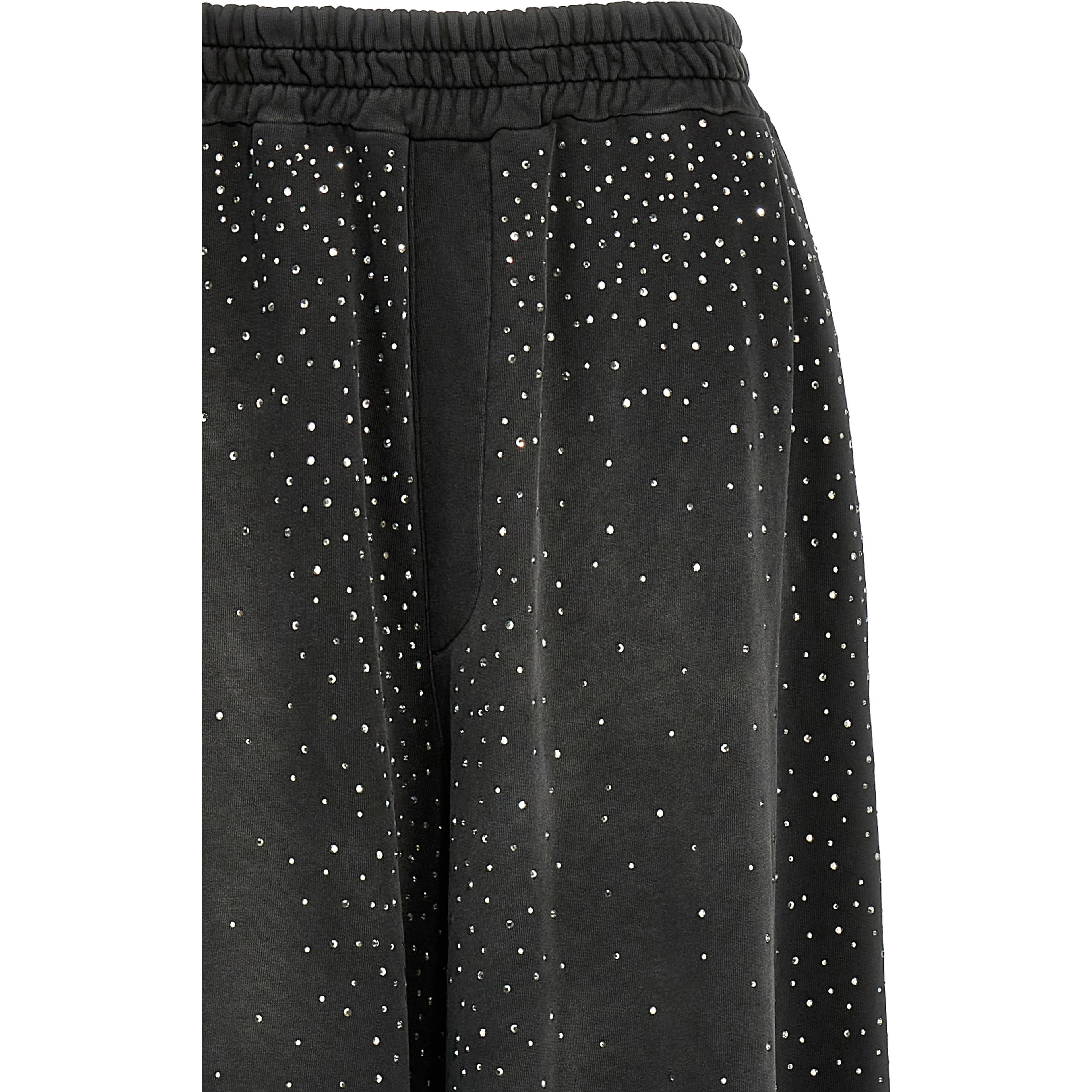Black Cotton Joggers (Workout Pants)