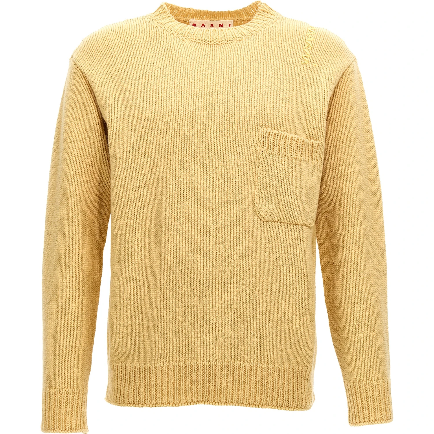 Bicolor Wool Cardigan