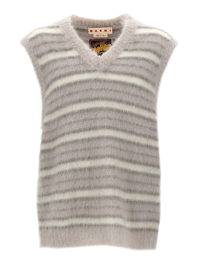 Gray Mohair Sweatshirt