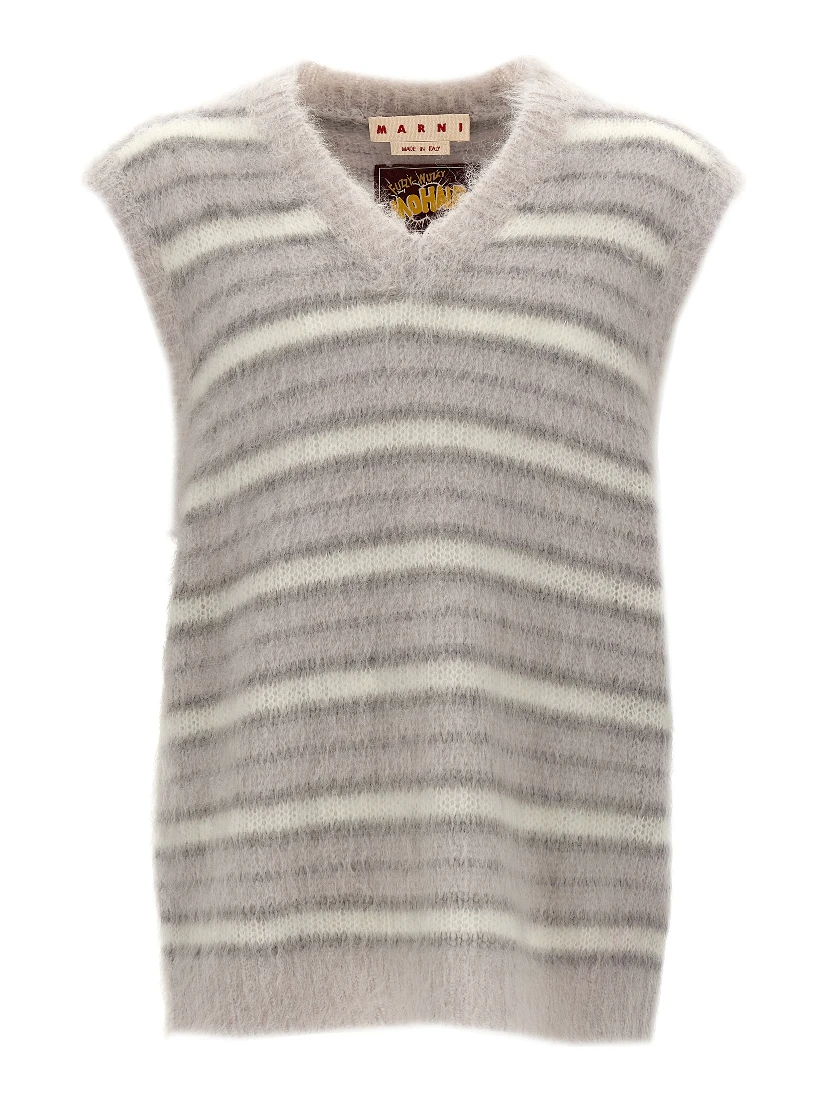 Gray Mohair Sweatshirt