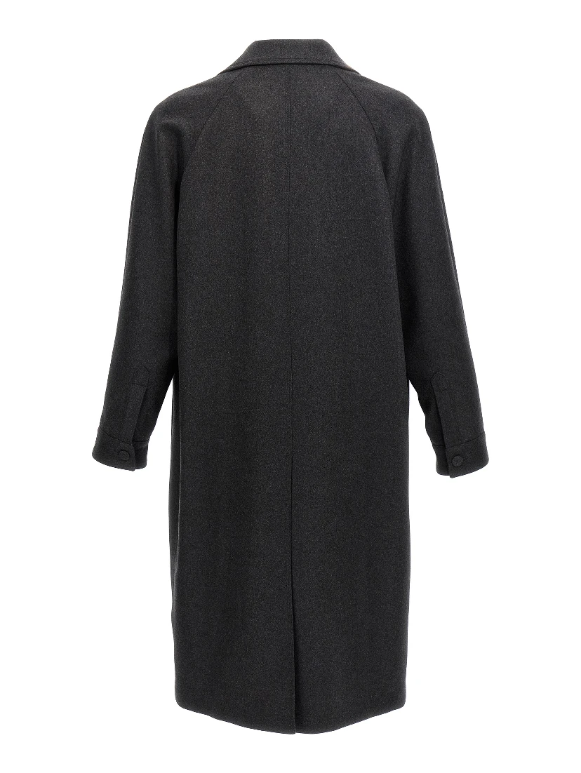Gray Cashmere Coat