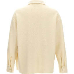 White Wool Blouse