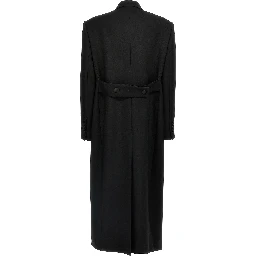 Black Virgin Wool Coat
