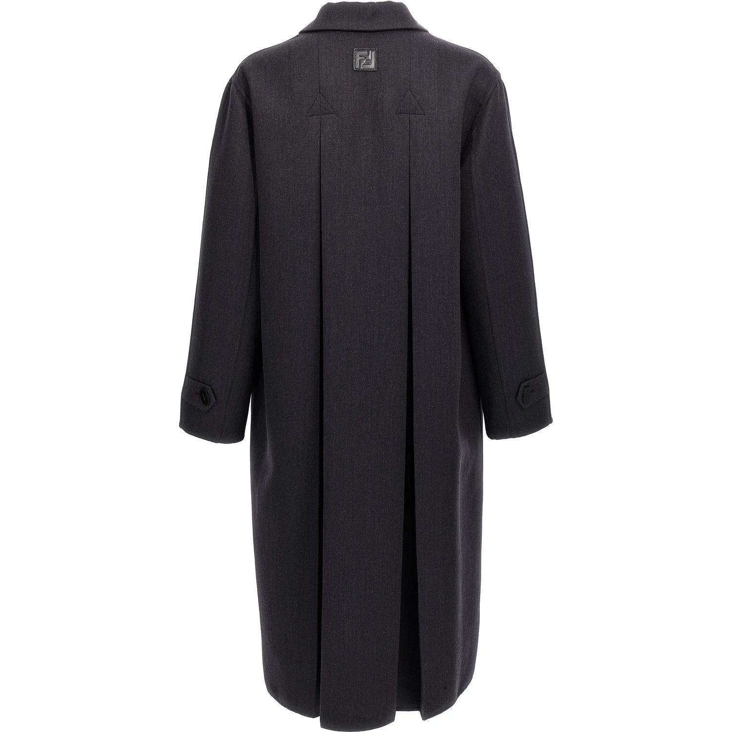 Blue Virgin Wool Coat