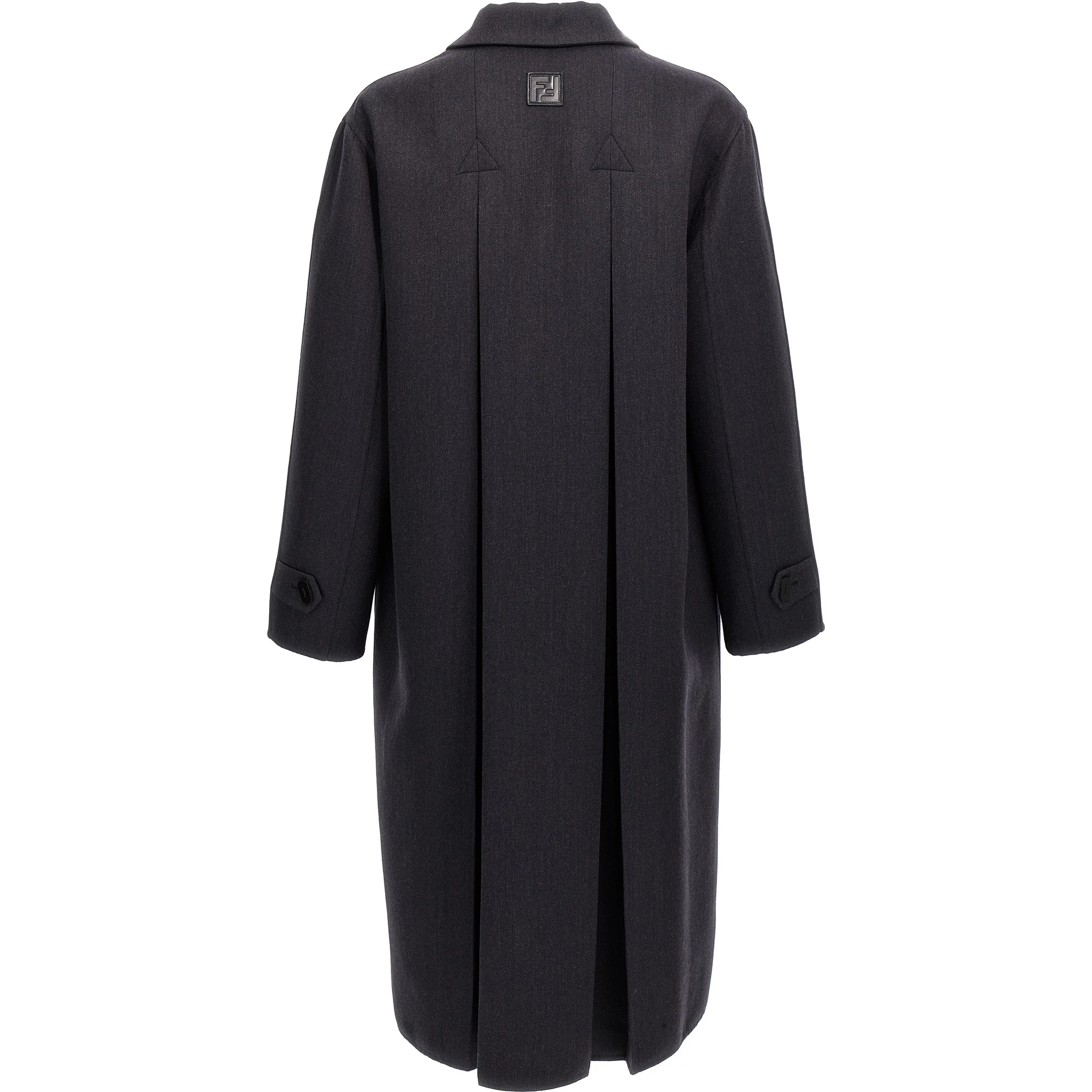 Blue Virgin Wool Coat