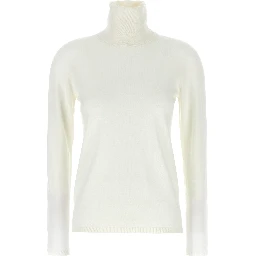White Virgin Wool Cardigan