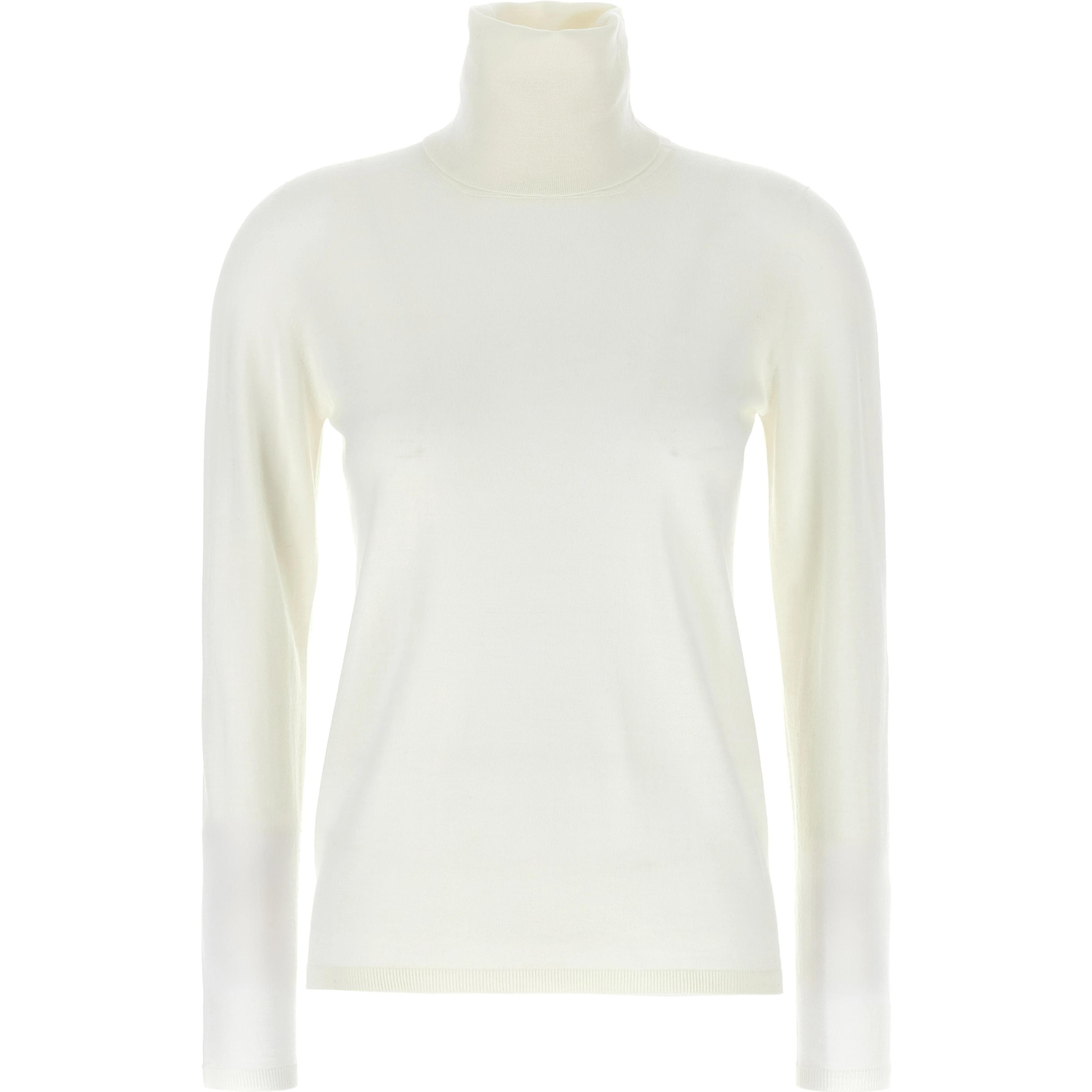 White Virgin Wool Cardigan