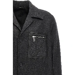 Gray Cashmere Coat