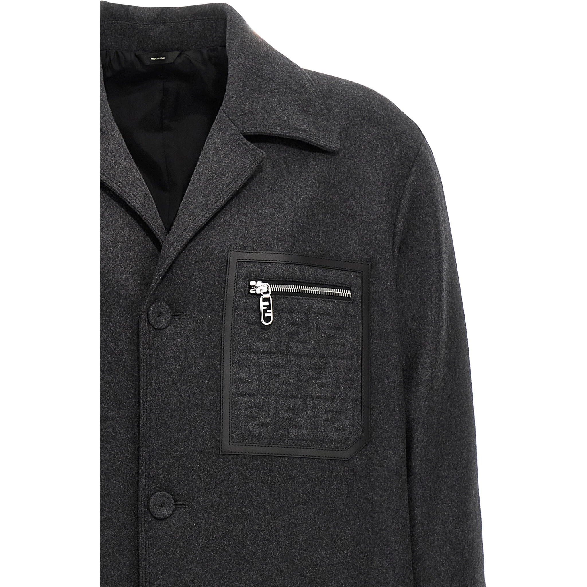 Gray Cashmere Coat