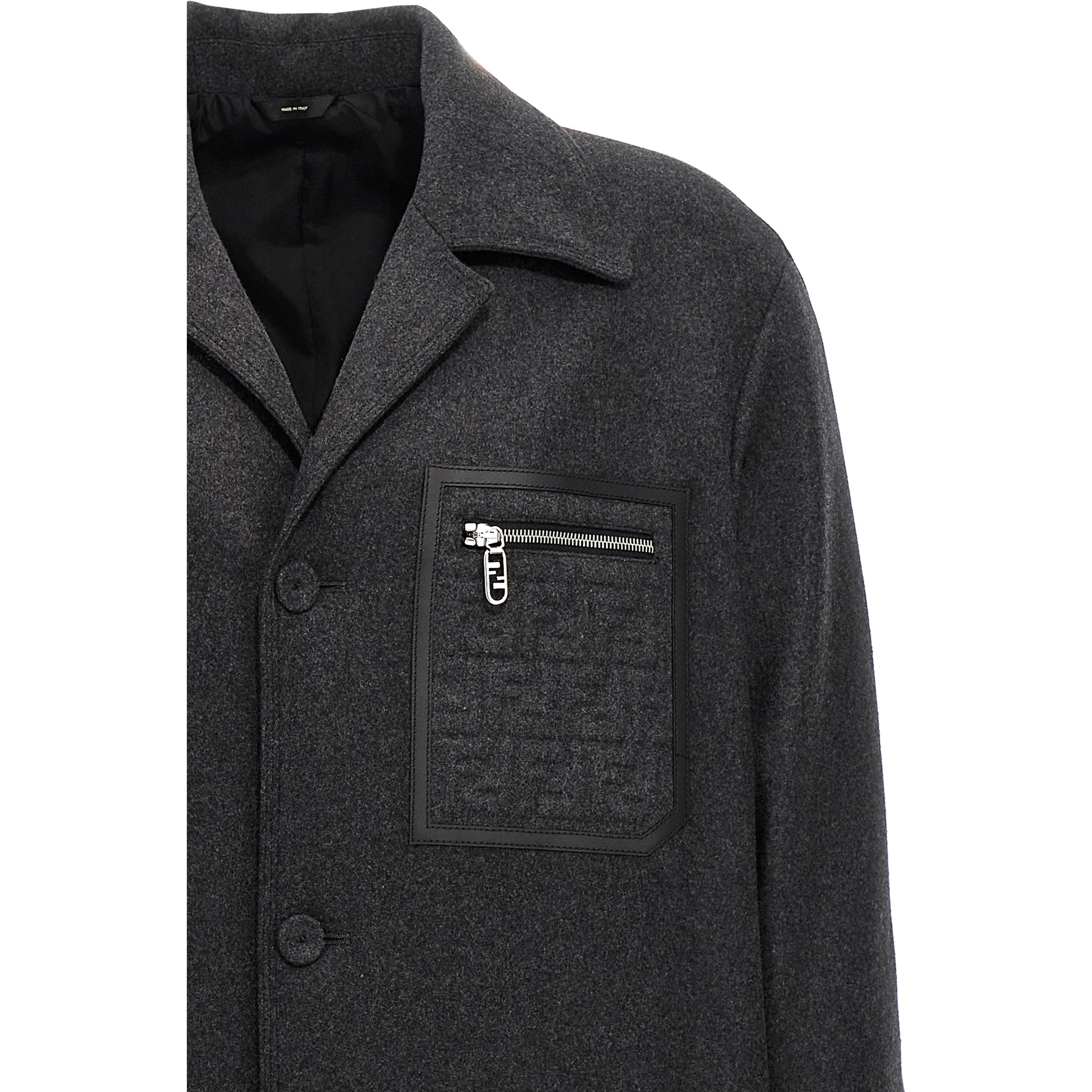 Gray Cashmere Coat