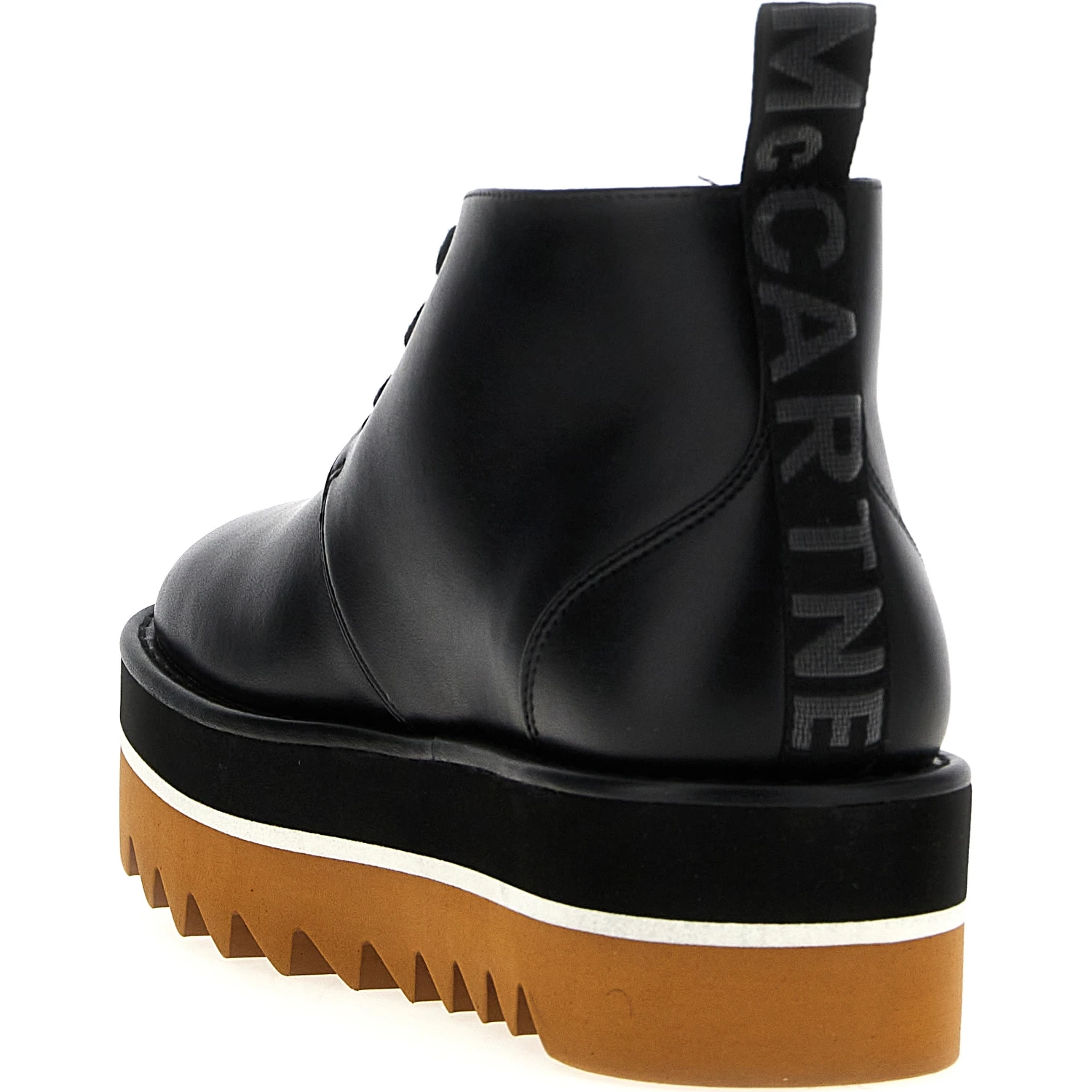 Black Polyethylene Ankle Boots