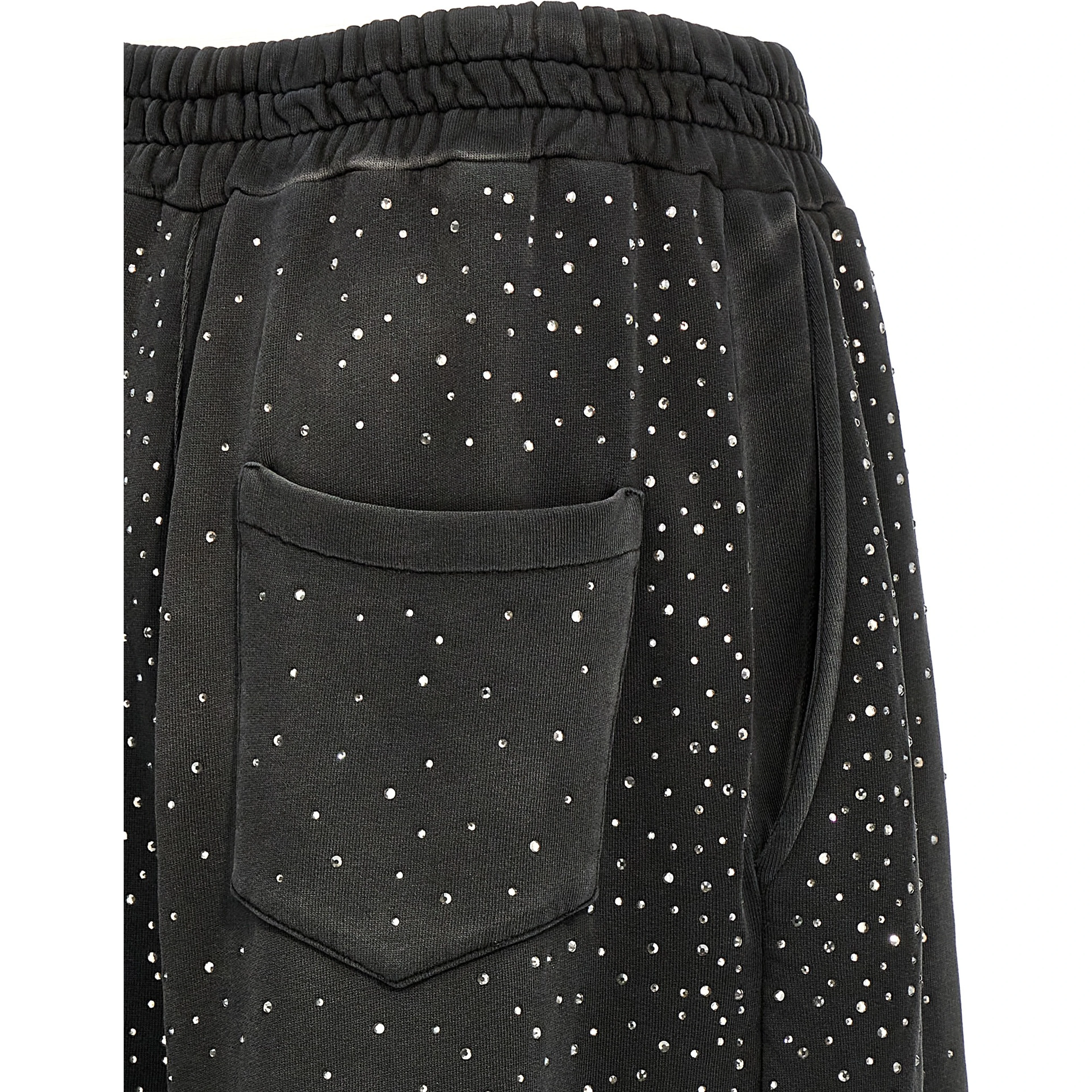 Black Cotton Joggers (Workout Pants)
