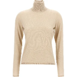 Beige Cashmere Cardigan