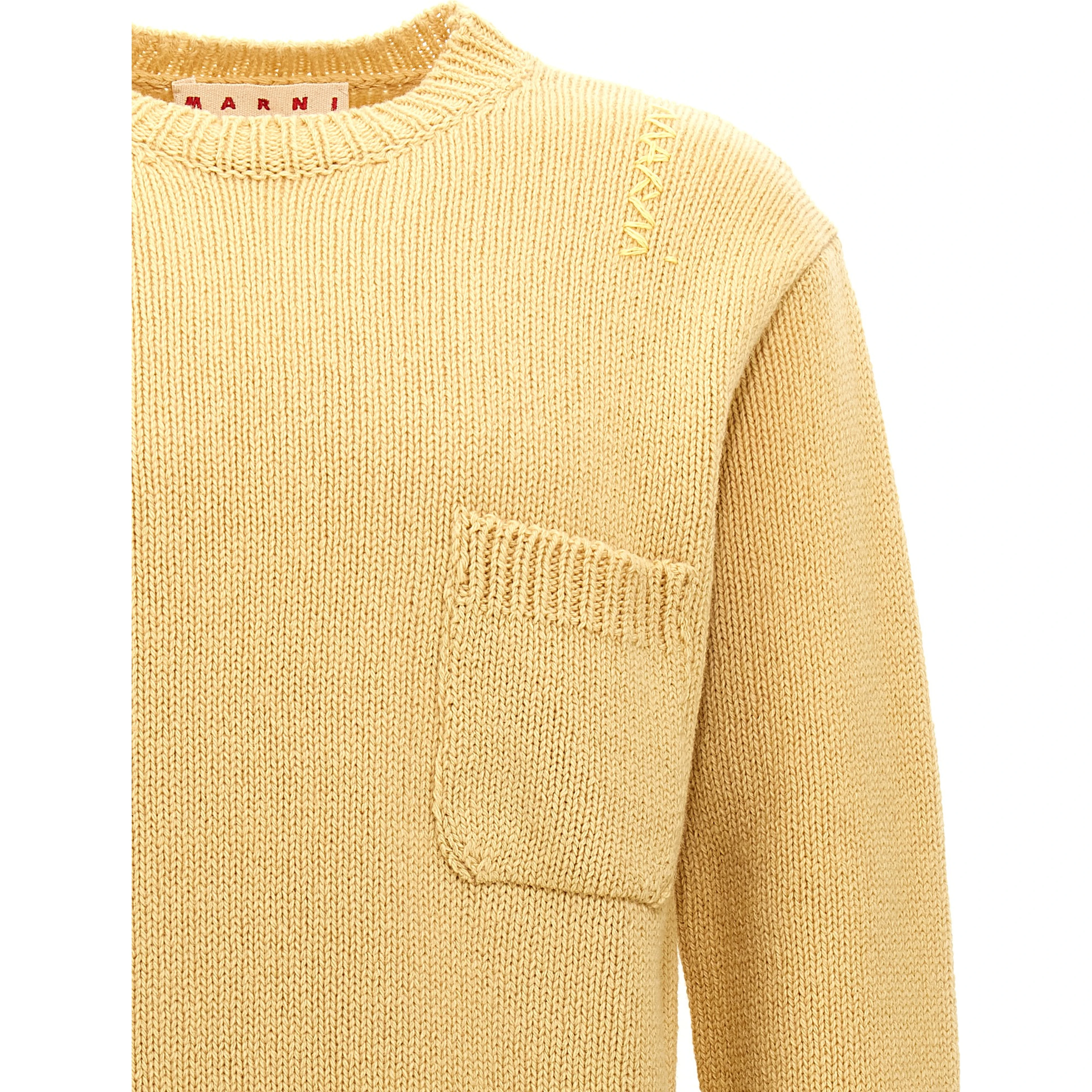 Bicolor Wool Cardigan