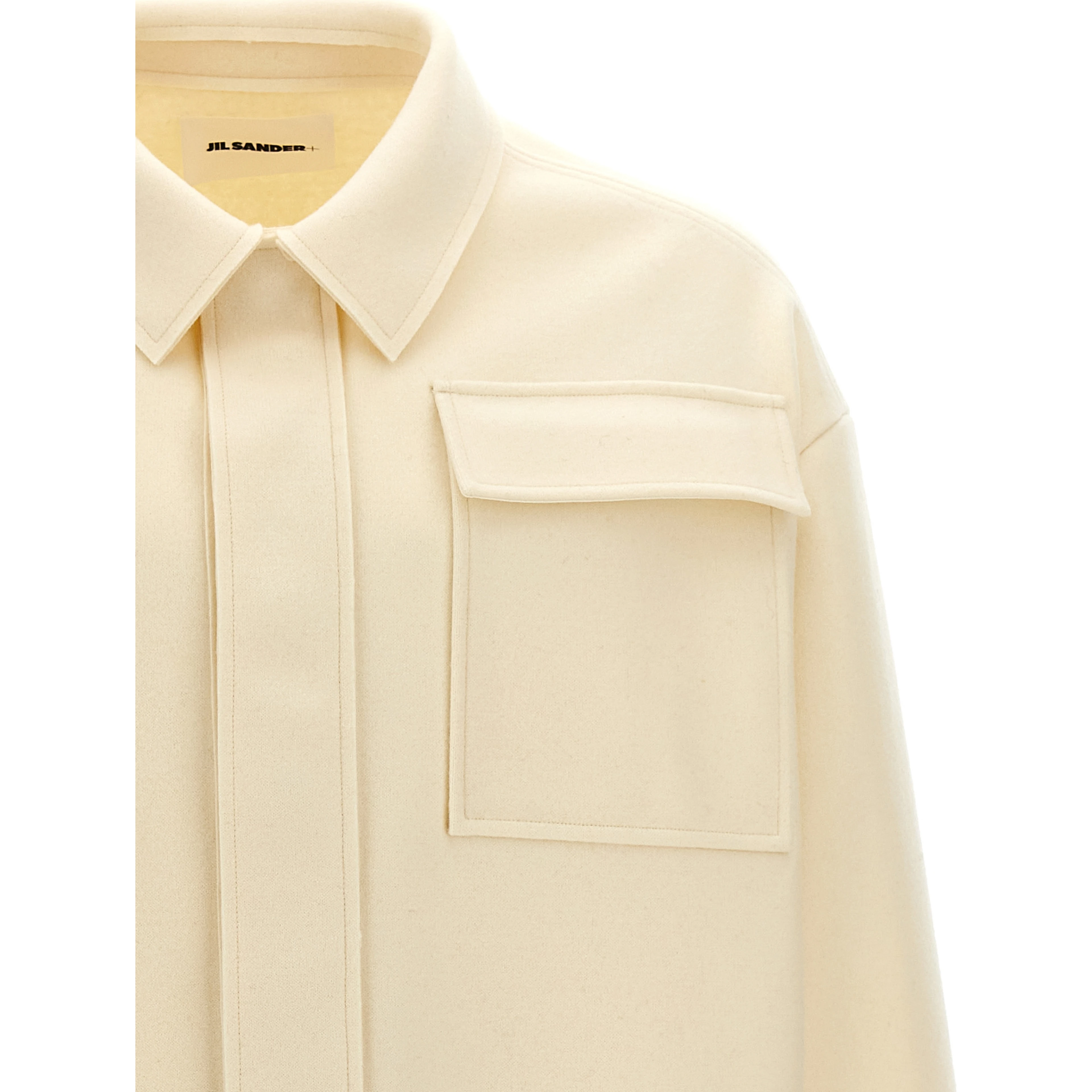 White Wool Blouse