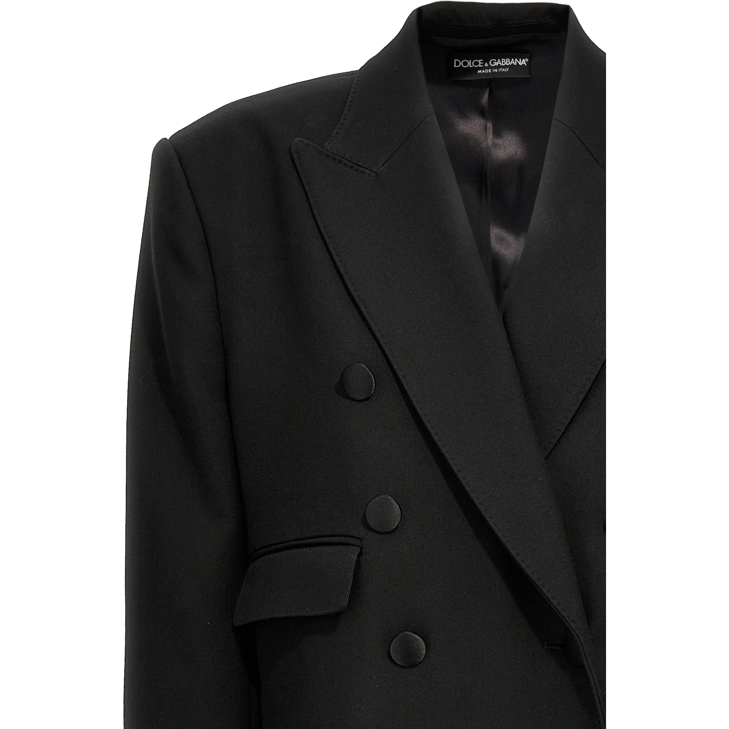 Black Virgin Wool Coat