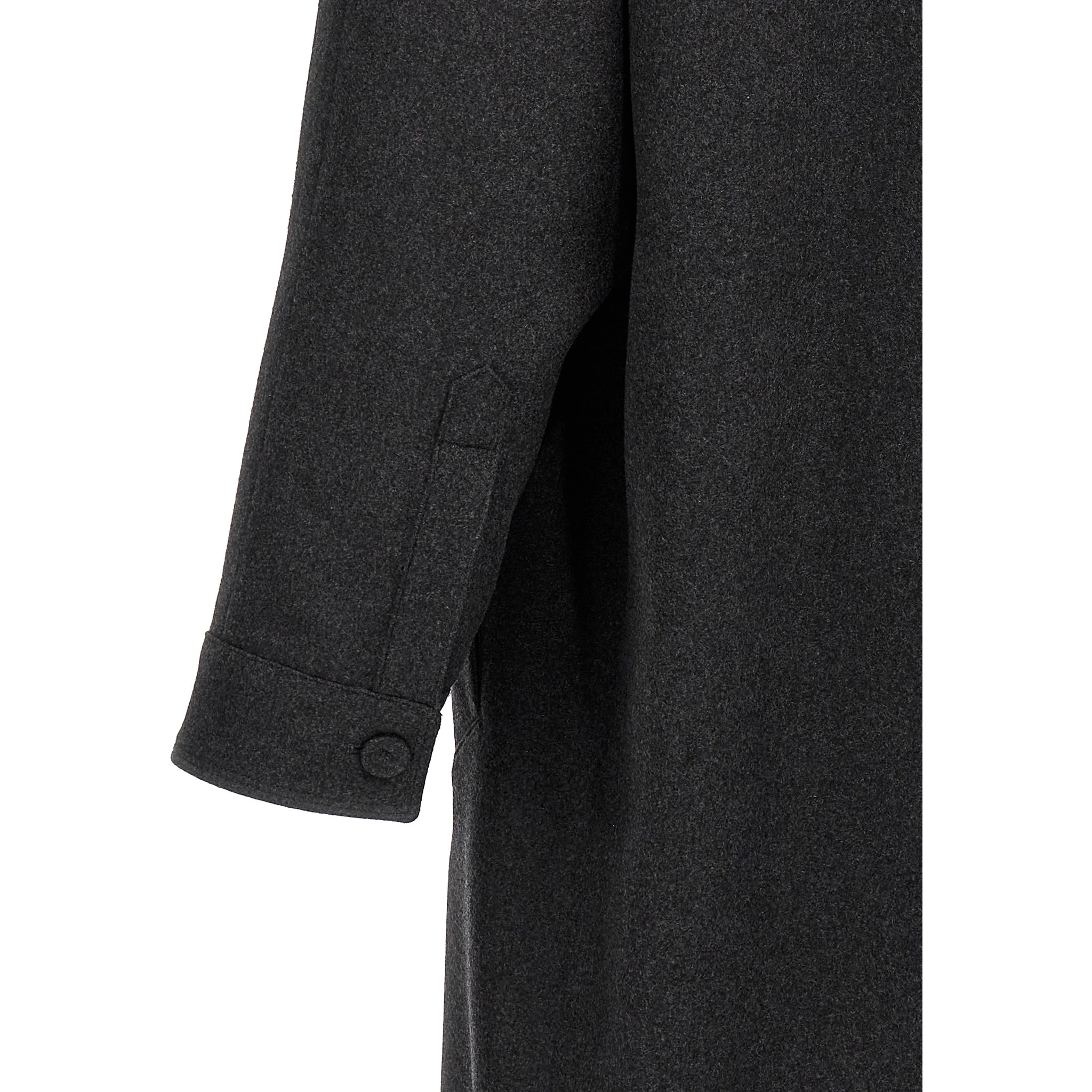 Gray Cashmere Coat